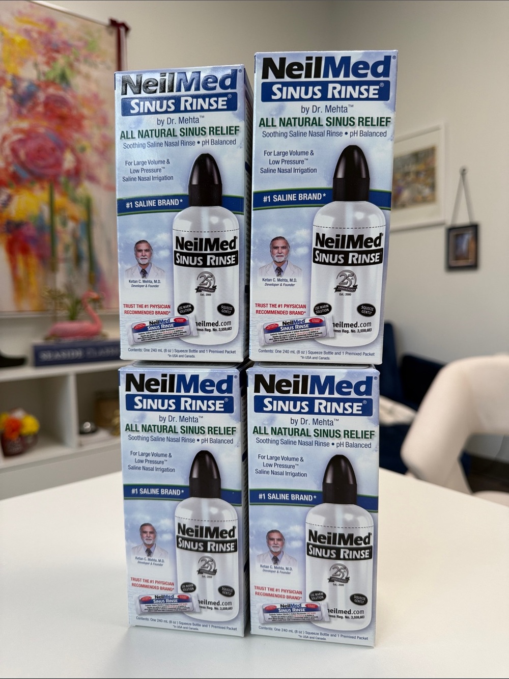Sinus Rinse Nasal Irrigator - SET OF FOUR